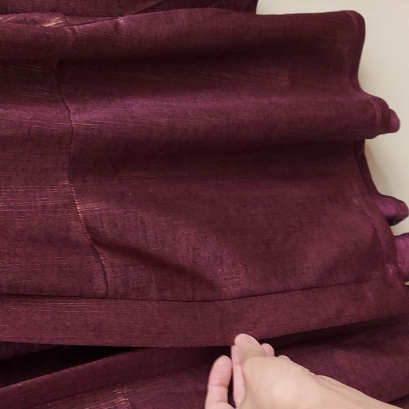 SUSAN GRAVER "As Is" Foil Print Open Front Long Sleeve Cardigan - Picture 6 of 11